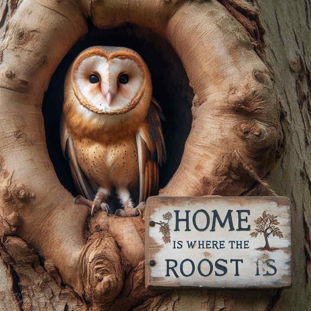 Barn Owl Roosting